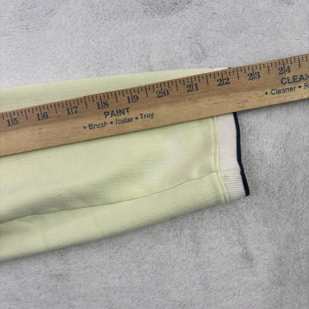 Y2K Nike Tennis Green V-Neck Long Sleeve Sweatshirt Women's XL Distressed